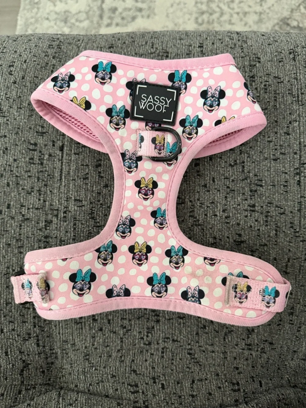 Sassy Woof Disney Minnie Dog Harness Size Small